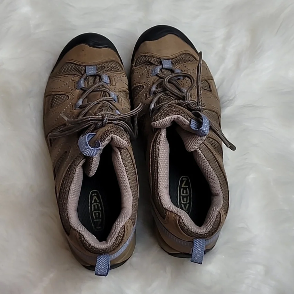 Keen Women’s Hiking Shoes Size 6.5 Brown Trail Outdoor Walking Sneakers